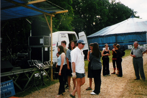 Prparation avant le concert